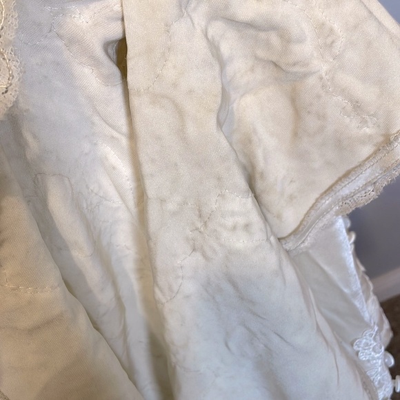 Justin Alexander #8730 Charmeuse Wedding Gown with Cap Sleeves - Picture 11 of 12